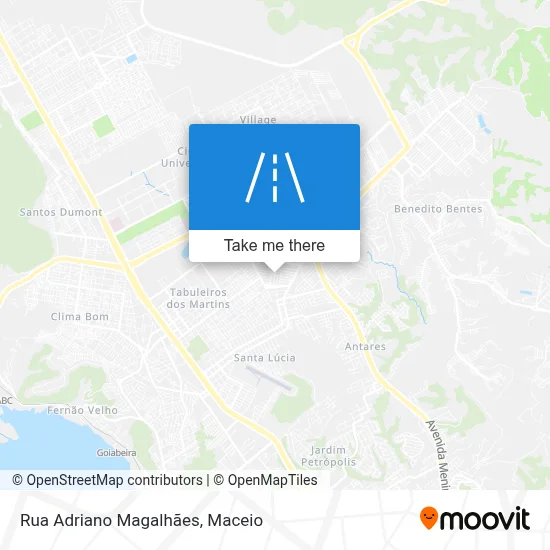 Rua Adriano Magalhães map