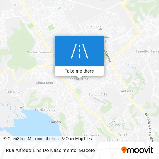 Rua Alfredo Lins Do Nascimento map