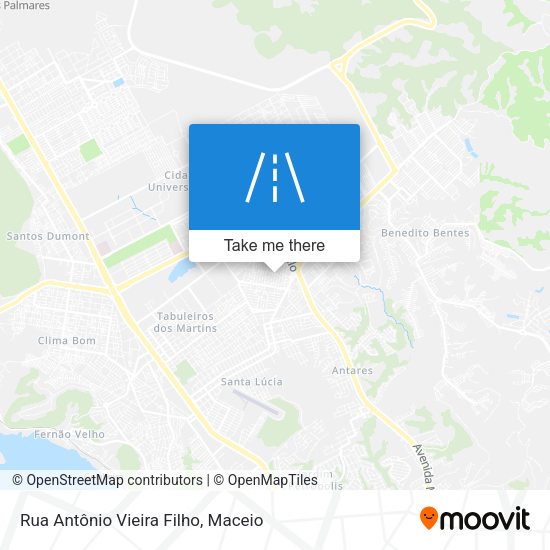 Rua Antônio Vieira Filho map