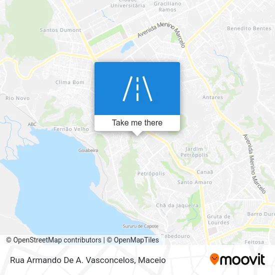 Rua Armando De A. Vasconcelos map