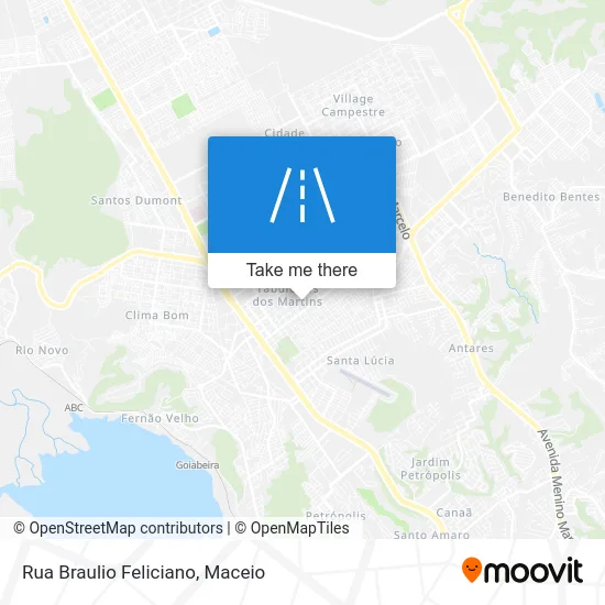 Rua Braulio Feliciano map