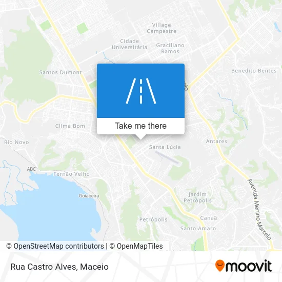 Rua Castro Alves map