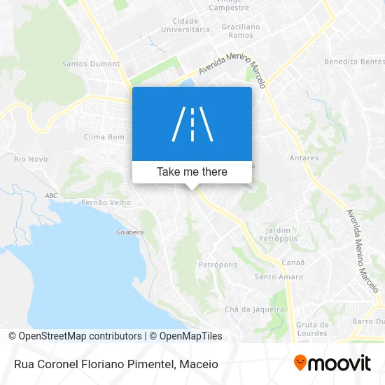 Rua Coronel Floriano Pimentel map