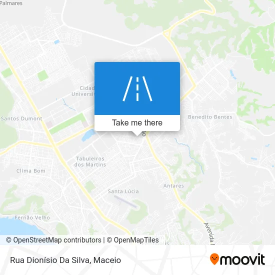 Rua Dionísio Da Silva map