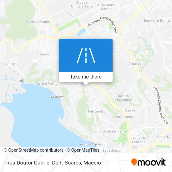 Rua Doutor Gabriel De F. Soares map