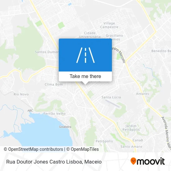 Rua Doutor Jones Castro Lisboa map