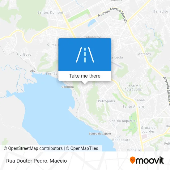 Rua Doutor Pedro map