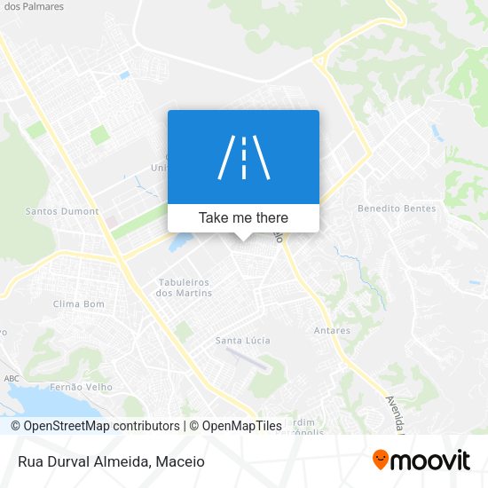 Rua Durval Almeida map