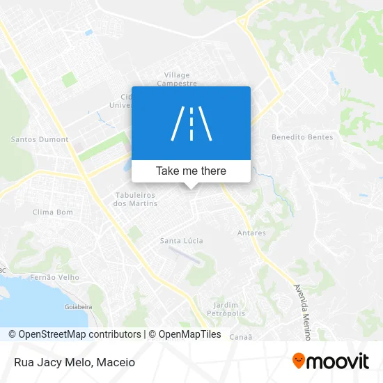 Rua Jacy Melo map