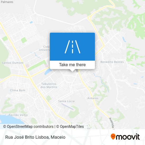 Rua José Brito Lisboa map