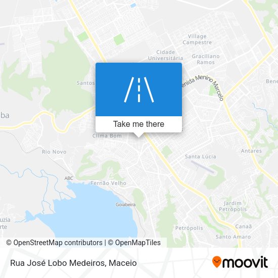 Rua José Lobo Medeiros map