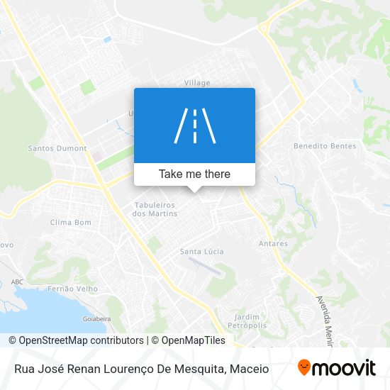 Rua José Renan Lourenço De Mesquita map