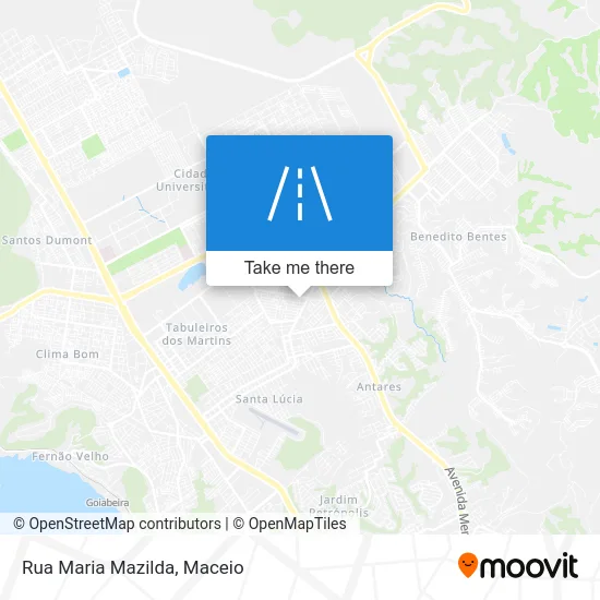 Rua Maria Mazilda map