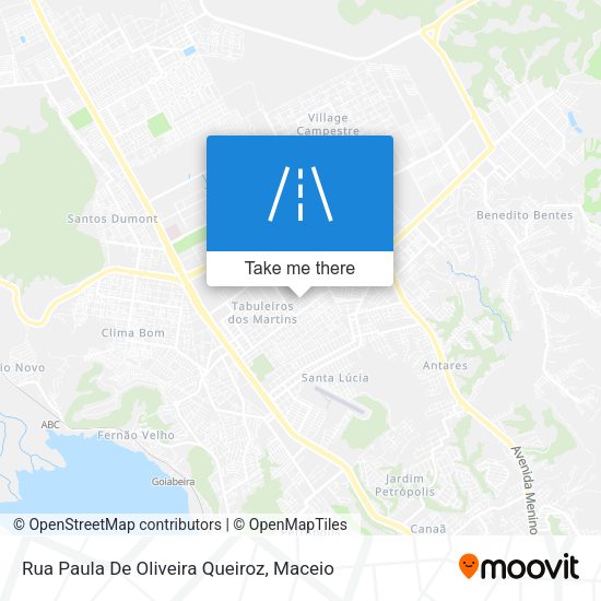 Rua Paula De Oliveira Queiroz map