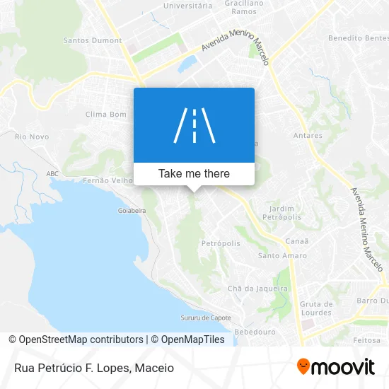 Rua Petrúcio F. Lopes map