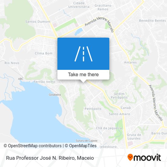 Rua Professor José N. Ribeiro map