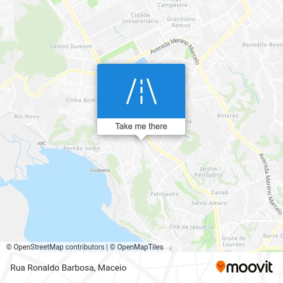 Rua Ronaldo Barbosa map