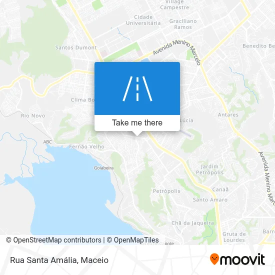 Rua Santa Amália map