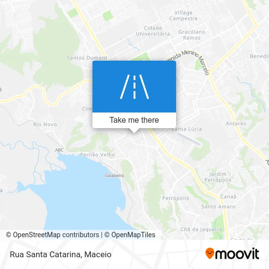 Rua Santa Catarina map