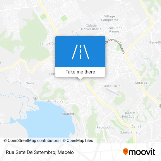 Rua Sete De Setembro map