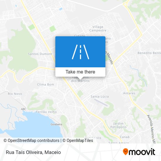 Rua Taís Oliveira map