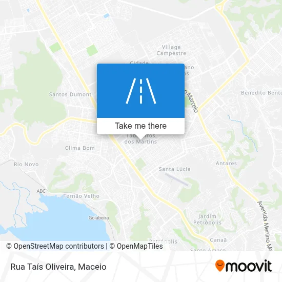 Rua Taís Oliveira map