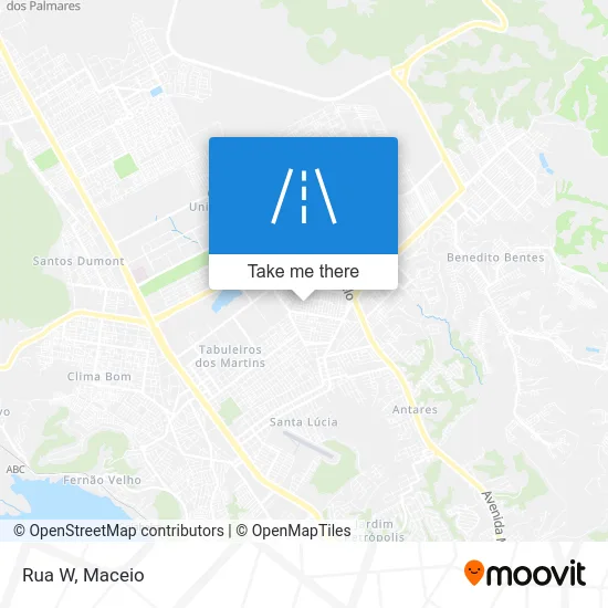 Rua W map