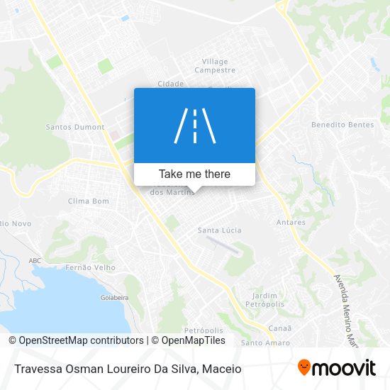 Travessa Osman Loureiro Da Silva map