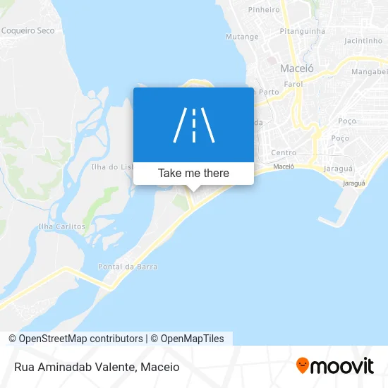 Rua Aminadab Valente map