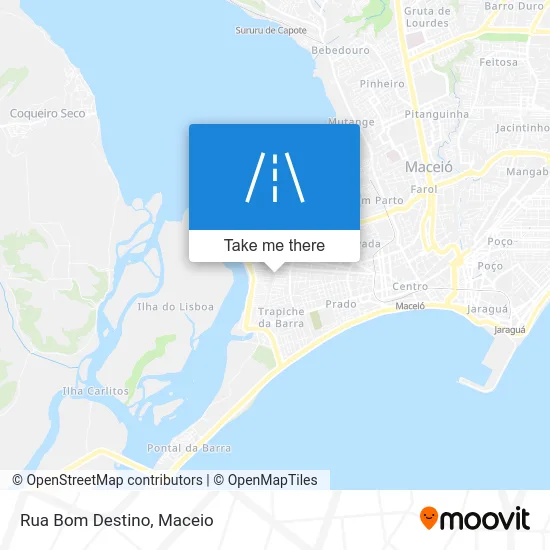 Rua Bom Destino map