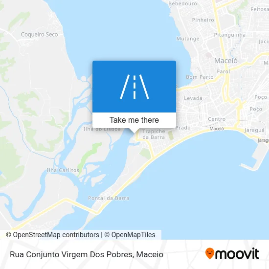 Rua Conjunto Virgem Dos Pobres map