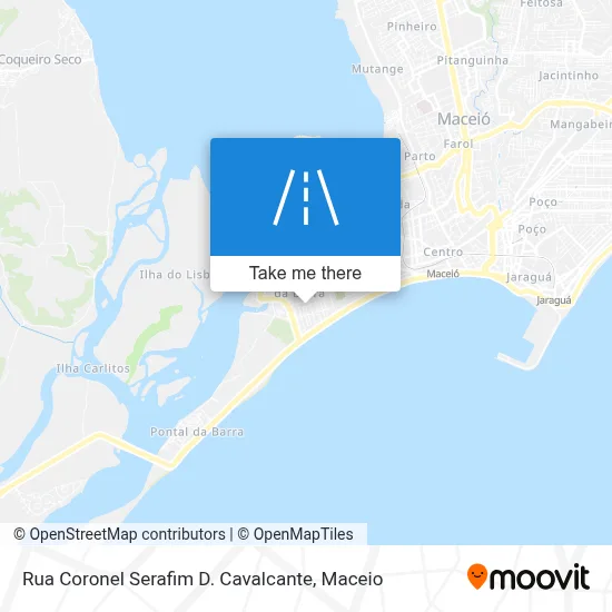 Rua Coronel Serafim D. Cavalcante map
