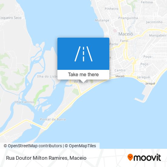 Rua Doutor Milton Ramires map