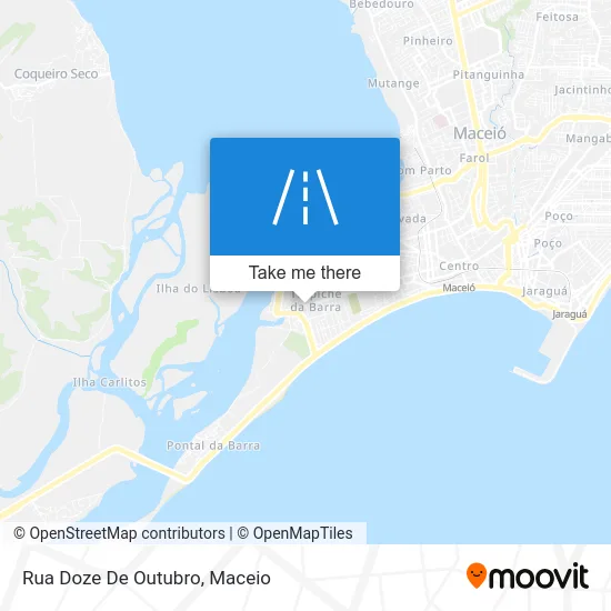 Rua Doze De Outubro map