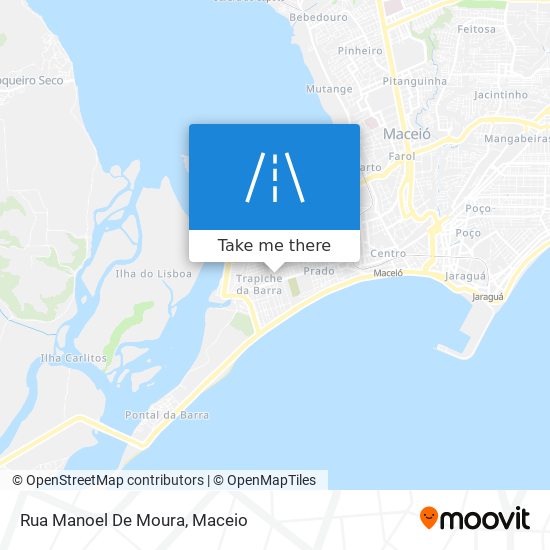 Mapa Rua Manoel De Moura