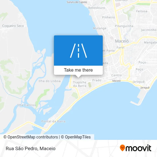 Rua São Pedro map