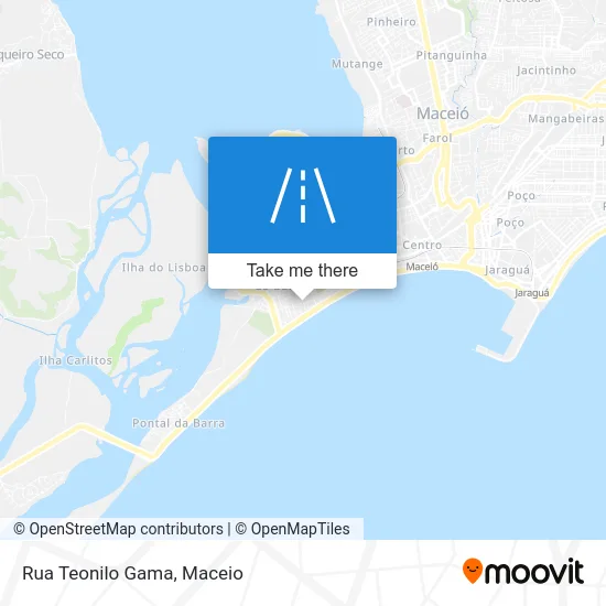 Rua Teonilo Gama map