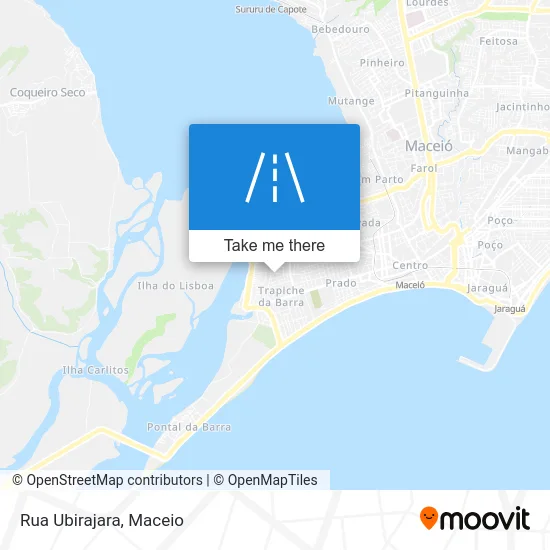 Rua Ubirajara map