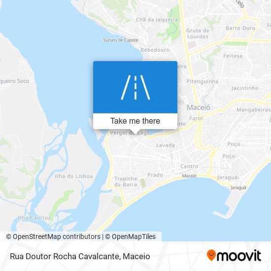 Mapa Rua Doutor Rocha Cavalcante