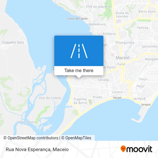 Rua Nova Esperança map