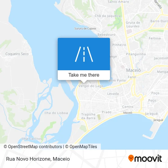 Rua Novo Horizone map