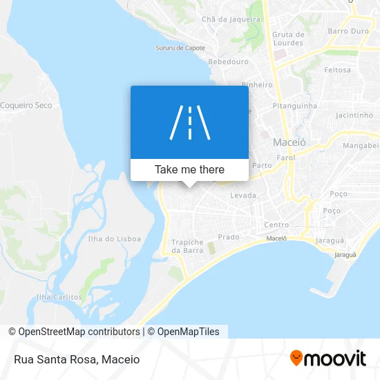 Rua Santa Rosa map