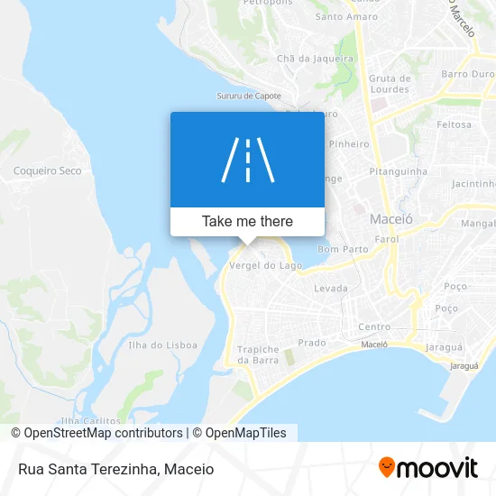 Rua Santa Terezinha map