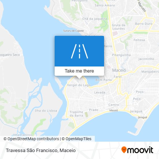 Mapa Travessa São Francisco