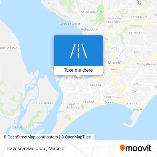Travessa São José map