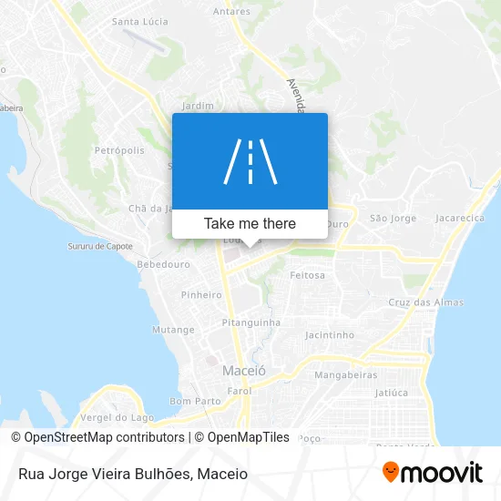Rua Jorge Vieira Bulhões map