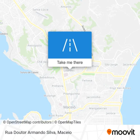 Rua Doutor Armando Silva map