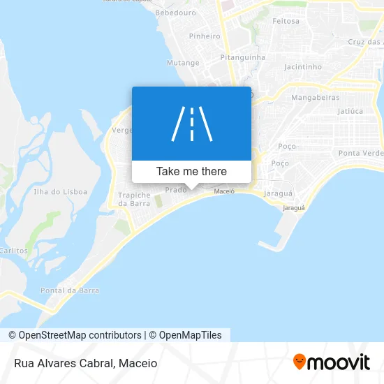 Rua Alvares Cabral map