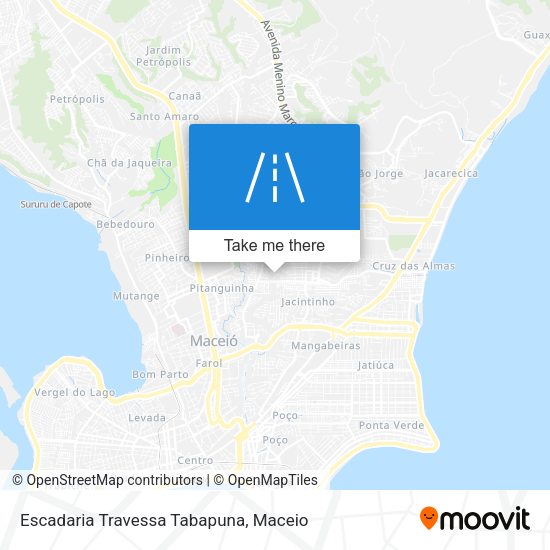 Escadaria Travessa Tabapuna map
