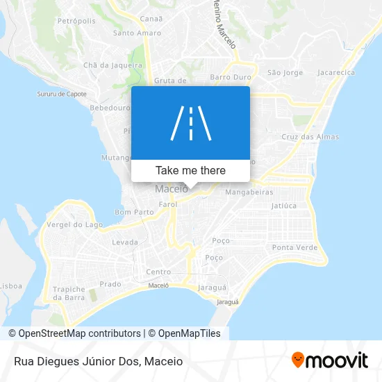 Rua Diegues Júnior Dos map